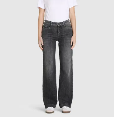 Produktbild von - MAC JEANS - DREAM WIDE, Authentic mega flex - Wide Fit - 5439-90-0358L-D912 - grau Größe 38/32