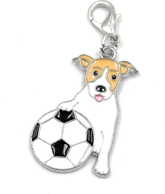 Produktbild von Onwomania - Jack Russel Terrier Hund - Metall Schlüsselanhänger, ideal als Geschenk z.B. für den besten Freund, die beste Freundin, Mama - Für Männer, Frauen & Kinder