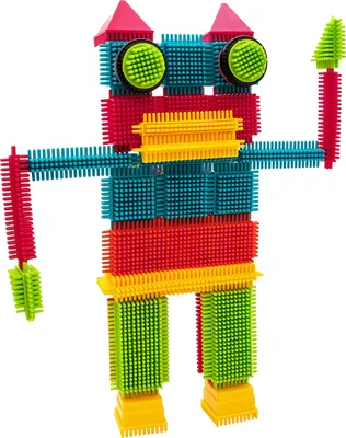 Produktbild von Malplay Bausteine Waffelblöcke 200 Teile Lernspielzeug Kreativität Bauklötze Hochbau für Kinder ab 3 Jahren
