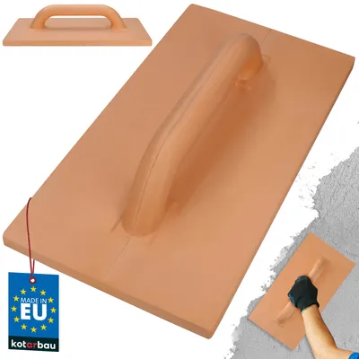 Immagine prodotto di Tavola di sfregamento KOTARBAU®Poliuretanoper muratori 420 mm per lisciare e livellare l'intonaco