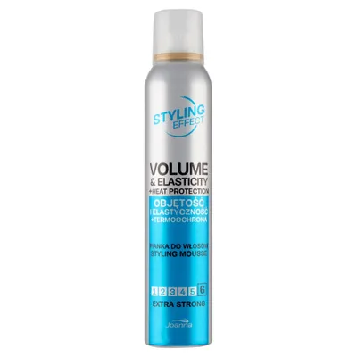 Produktbild von Joanna Styling Effect Haarmousse für Volumen und Elastizität + extra starker Hitzeschutz - 150 ml