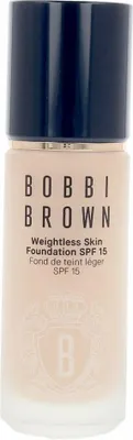Produktbild von Bobbi Brown Weightless Skin Foundation SPF 15, Pumpenflasche, Creme, Jeder Hauttyp, Feuchtigkeitsspendend, Neutral, Beige