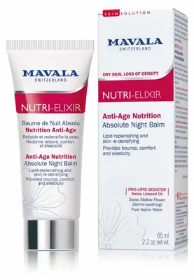 Productafbeelding van Mavala Nutri-Elixer Anti-Age Voedende Nachtcrème, 65 ml