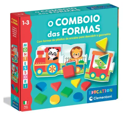 Produktbild von Montessori Der Formen-Zug Clementoni - 67402