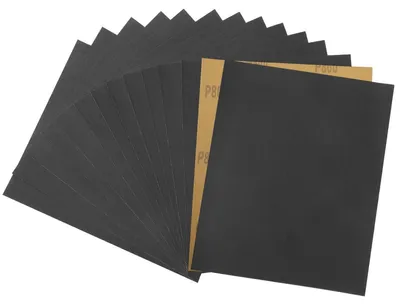 Produktbild von Schleifpapier 800 Körnung 230x280mm Nass/Trocken 15 Stück für Metall, Holz, Auto