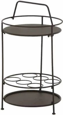 Produktbild von Siena Garden Siero Beistelltisch Stahl, schwarz