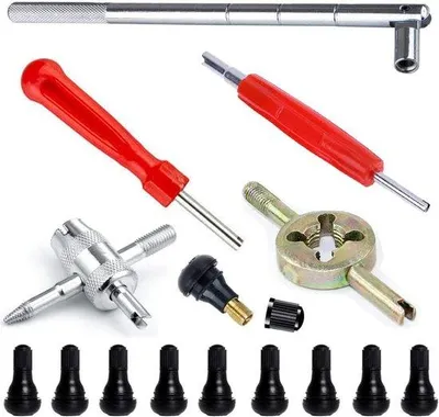 Productafbeelding van 5 Stuks Ventielgereedschap voor Bandenreparatie met 10 TR 412 Voor Auto en Fiets