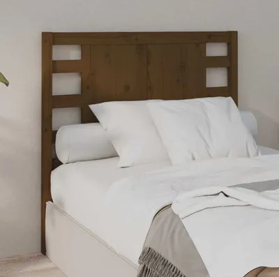 Produktbild von vidaXL Kopfteil Honigbraun 81x4x100 cm Massivholz Kiefer - Kopfteil - Kopfteile - Bettkopfteil - Holzkopfteil