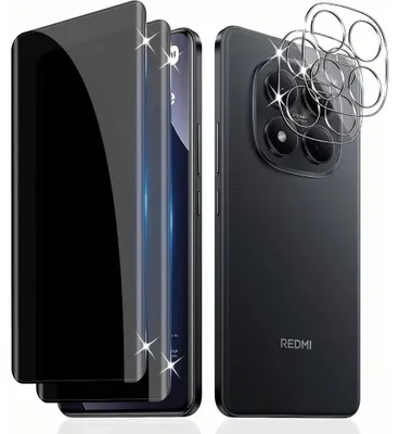 Produktbild von 2X Blickschutz für Xiaomi Redmi Note 15 Pro 4G Display Kamera Privacy Full Screen 9H