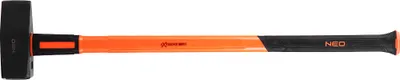 Produktbild von NEO TOOLS Steinhammer 4-6 kg, Glasfaserstiel, für das Schmieden und andere Bauarbeiten entwickelt, monolithische Konstruktion aus einem Stahlelement, GS, Rheinland-Zertifikate, DIN 1193 (4 kg)
