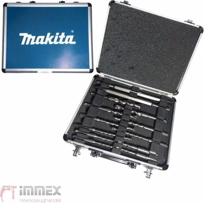 Imagen del producto de Kit de taladro/brocas SDS+ Makita D-42400, 13 piezas
