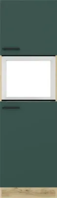 Produktbild von Optifit Kühlumbauschrank für 88er Einbaukühlschrank Savona405 BxTxH 60 x 57,1 x 206,8 cm grün matt zerlegt Anschlag reve