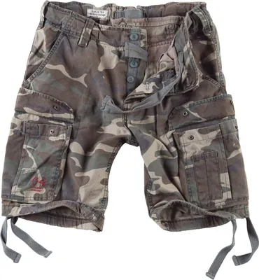 Produktbild von SURPLUS Airborne Vintage Shorts, woodland