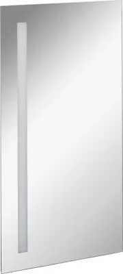 Produktbild von FACKELMANN LED Spiegel linear MIRRORS / Wandspiegel mit LED-   und Ambientelicht / Maße (B x H x T): ca. 40 x 75 x 2 cm / hochwertiger Badspiegel / moderner Badezimmerspiegel / Breite 40 cm