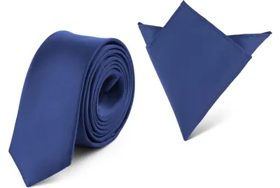 Image de Ladeheid Hommes Set Cravate Étroite & Pochette SP/P (150cmx5cm, 22cmx22cm)