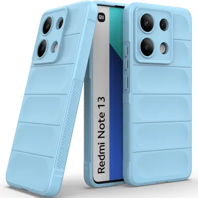 Produktbild von Handyhülle für Xiaomi Redmi Note 13 4G Weich TPU Silikon Stossfest Anti-rutsch Hülle Blau