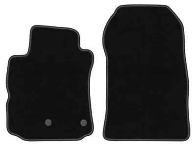 Immagine prodotto di Tappetini anteriori in moquette per Renault Modus 2004-2012 (monovolume) – 2 pezzi, neri, su misura – Wielganizator BASIC