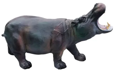 Productafbeelding van Ontwerp, nijlpaard, figuur, standbeeld, sculptuur, decoratie voor de tuin