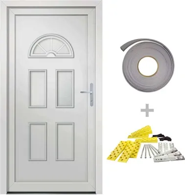 Obrázek produktu pro vchodové dveře vidaXL bílé 88x200 cm PVC