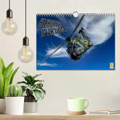 Produktbild von Helikopter in Aktion (Wandkalender 2026 DIN A4 quer), CALVENDO Monatskalender