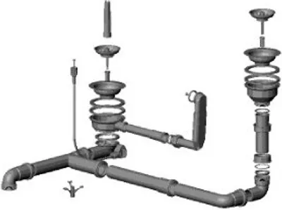 Produktbild von Dornbracht 04110100900-86 Ablaufgarnitur Ersatzteile