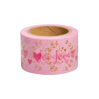 Zdjęcie produktu dla Taśma maskująca - Miłość na białym tle - 15 m x 3 cm