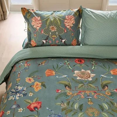 Produktbild von PiP Studio Bettwäsche Botanico Verde blue 135x200 cm + 80x80 cm