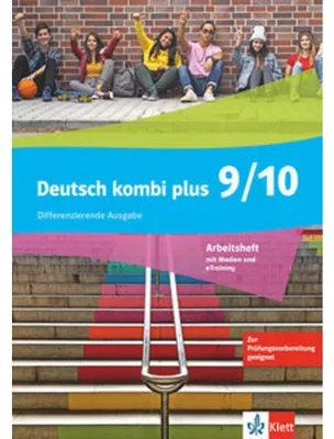 Immagine prodotto di Deutsch kombi plus 9/10. Arbeitsheft mit Medien und eTraining Klasse 9/10. Differenzierende Ausgabe