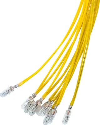 Produktbild von Goobay T11/4 Subminiatur-Glühlampe, 1,1 W - Gelb, 0,3 m Kabel, 14 V (DC), 80 mA, 1 Stück