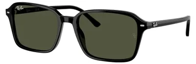 Produktbild von Ray-Ban Eckige Raimond-Sonnenbrille, Schwarz One Size