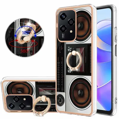 Produktbild von Für Honor 200 Lite Design Series TPU + PC mit Ring Hülle Tasche Case Schutzhülle