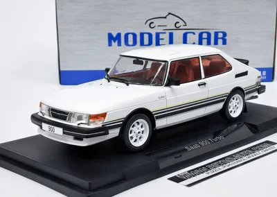 Zdjęcie produktu dla Saab 900 Turbo (1981) biały/dekor MCG 1:18