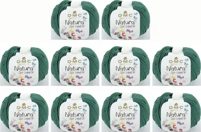 Zdjęcie produktu dla 10 motków DMC Natura Just Bawełna – miękka, matowa przędza ze 100% czesanej bawełny, nr 302 (kolor N14)