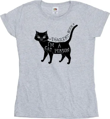 Produktbild von Disney - "Hocus Pocus A Cat Person" T-Shirt für Damen BI48486 (M) (Grau)