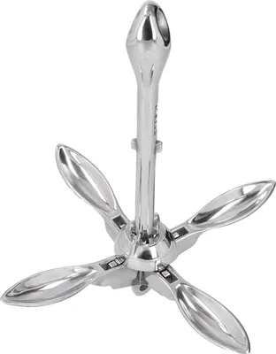 Zdjęcie produktu dla 3.3lbs Składana kotwica ze stali nierdzewnej 316 do łodzi jachtowej Dinghy