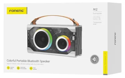 Obrázek produktu pro Bezdrátový reproduktor Foneng M2, šedý