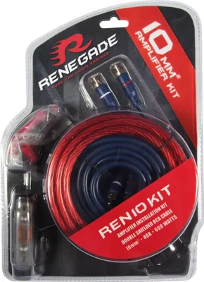 Produktbild von Renegade REN10KIT, RCA, Männlich, RCA, Männlich, 15,8 m, Schwarz, Blau, Rot