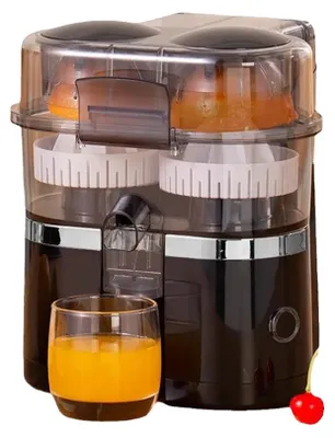 Obrázek produktu pro Elektrický odšťavňovač na citrusové plody, design s dvojitou hlavou, automatická funkce odšťavňování, dvojitá hlava