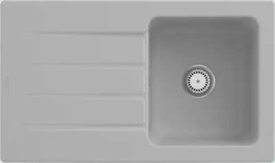Produktbild von Villeroy & Boch Keramikspüle 335001SM, Architectura 50 Einbauspüle - inkl.