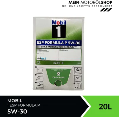 Produktbild von Mobil 1 ESP Formula P 5W-30 20 Liter BAG-IN Box