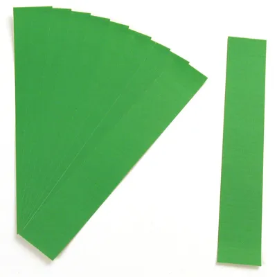 Produktbild von Einsteckkarten für 15mm Einsteckschiene 50x12mm moos VE=220 Stück