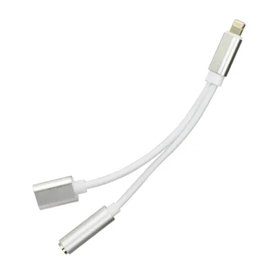 Obrázek produktu pro Adaptér HF/audio + nabíjení Ipho7 do Jack 3,5 mm stříbrný