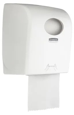 Papierhandtuchspender, Weiß, Wandmontage, 1 Stück