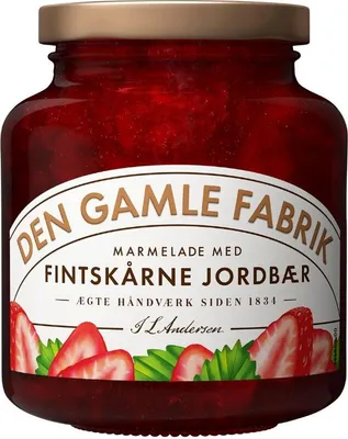 Produktbild von Den Gamle Fabrik Erdbeere "fein gehackt" 380g