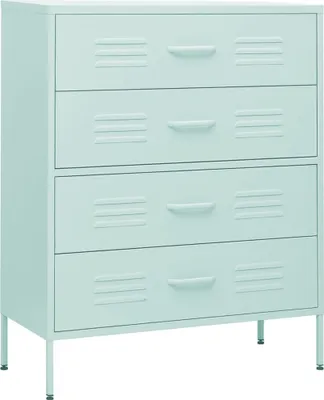 Obrázek produktu pro vidaXL Komoda mátově zelená 80x35x101,5 cm ocelová