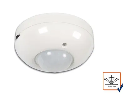 Image de Détecteur de mouvement PIR 360° pour plafond, apparent, 1200 W, capteur de mouvement, capteur PIR