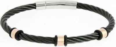 Produktbild von Charriol Armreif 04-301-1250-6L Celtic Steel Edelstahl dreifarbig
