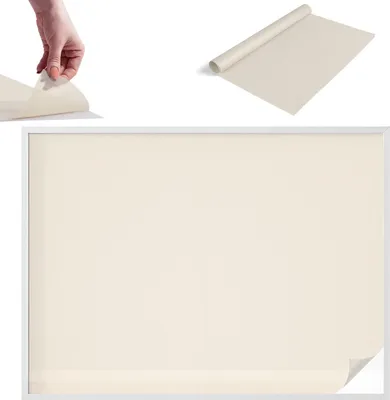 Zdjęcie produktu dla Folia zapewniająca prywatność - 146x200 cm - kolorowe szkło / witraż - nieprzezroczysta i dekoracyjna - samoprzylepna dekoracyjna folia szklana - ochrona przed promieniowaniem UV, łatwa w montażu - odcień beżu