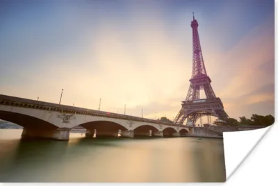 Produktbild von MuchoWow® Poster Paris - Eiffelturm - Brücke 30x20 cm - Plakate - Print