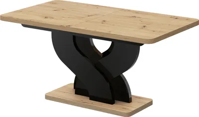 Produktbild von Design Esstisch Bellora ausziehbar 160 bis 256 cm Esszimmer Tisch abgerundete Ecken